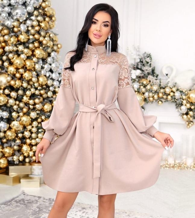 

Платье G&M k-87473 - Размер цвет бежевый, Платье G&M k-87473 42-44 Размер цвет бежевый