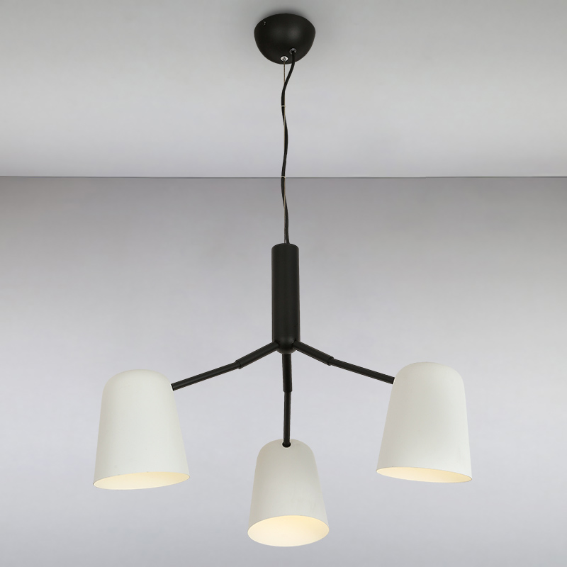 

Люстра подвесная Light House LS-14840-3 BK+WH черная