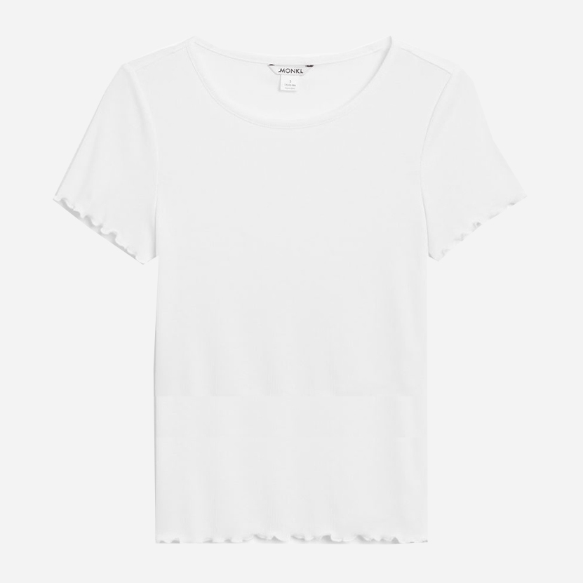 

Футболка Monki 668170b37  Белая, Футболка Monki 668170b37 XS Белая