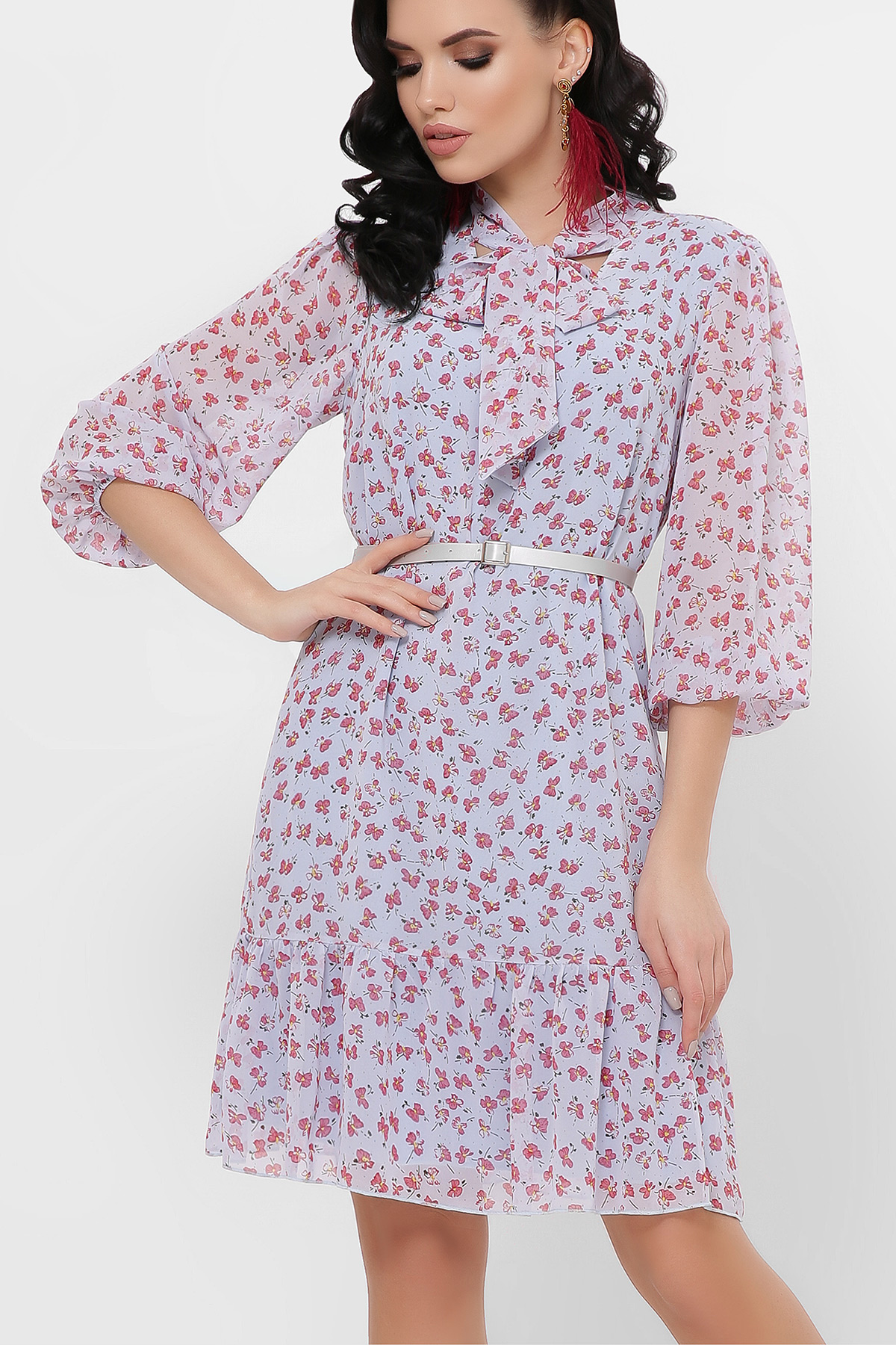 

Платье Glem Малика д/р XL голубой 56077