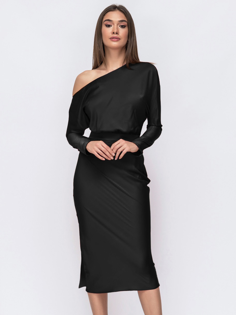 

Платье Dressa 55740  Черное, Платье Dressa 55740 44 Черное
