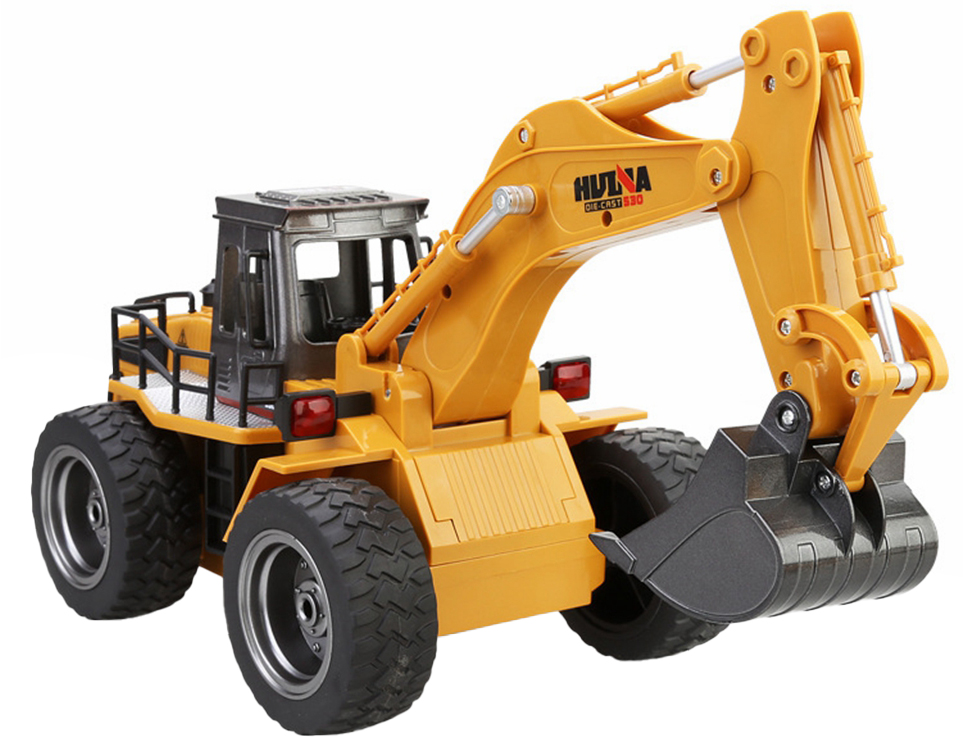 

Строительная техника Hulna на р/у Экскаватор 1:18 6 функций (HL1530)