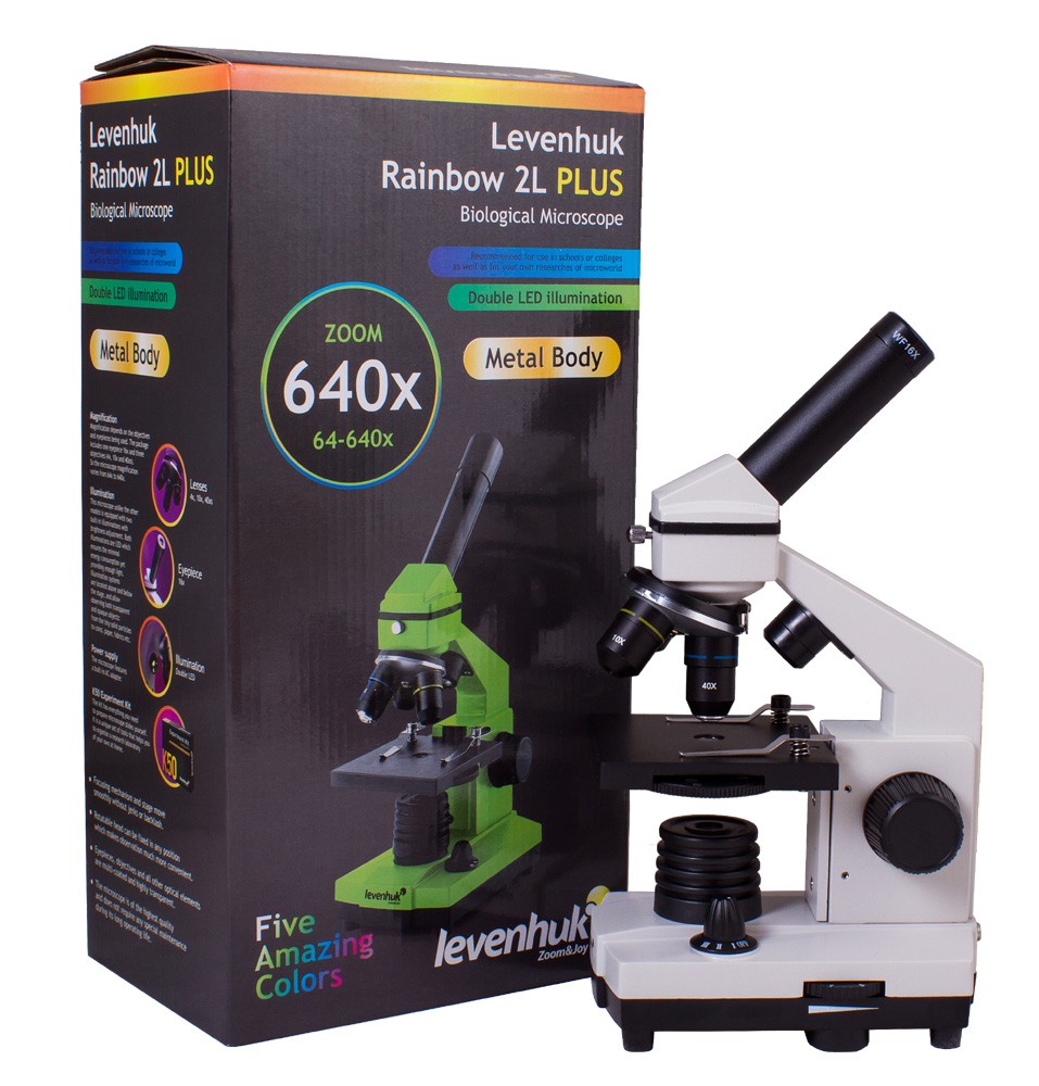

Микроскоп Levenhuk Rainbow 2L plus Лунный камень (69116)