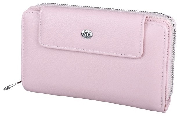 

Женский кожаный кошелек ST 55-5 Pink