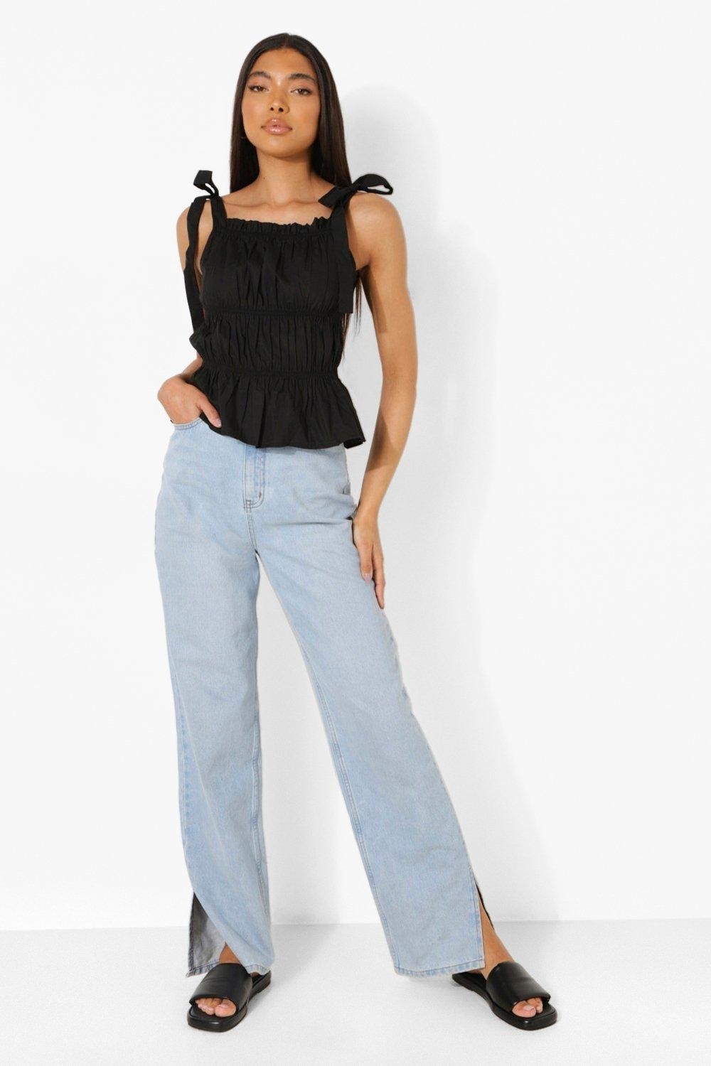 

Топ Boohoo  Черный 8520123002111, Топ Boohoo 34 Черный 8520123002111