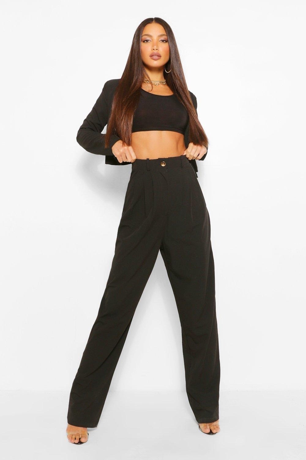 

Брюки Boohoo  Черный 8520123002734, Брюки Boohoo 42 Черный 8520123002734