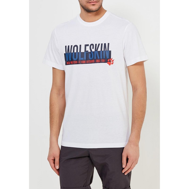 

Футболка SLOGAN T MEN Jack Wolfskin 1805641-5018 XXL Белый