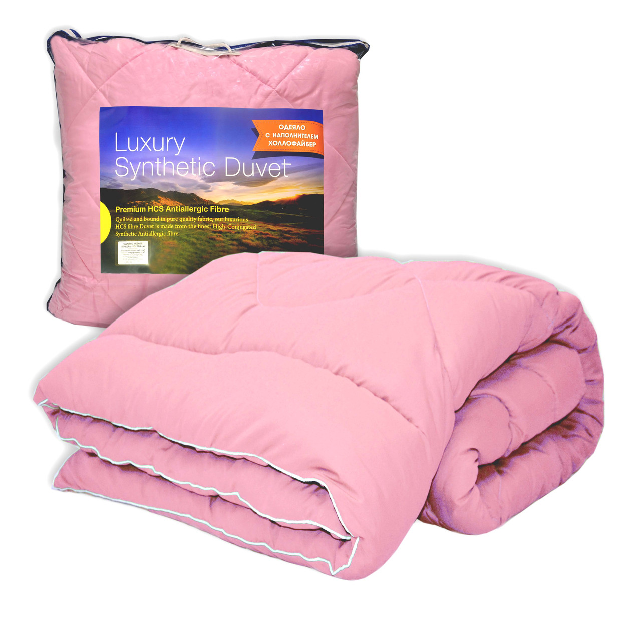 

Одеяло Долина Снов из холлофайбера в микрофибре 172x205 см pink