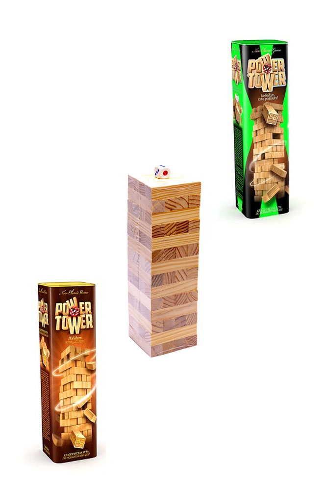 

Розвиваюча настільна гра "POWER TOWER" Danko Toys різнокольоровий (SKT000292269)