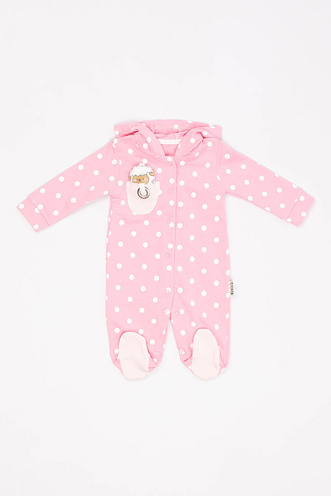 

Комбінезон яслі на дівчинку Necix's 62 рожевий (SKT000593315)