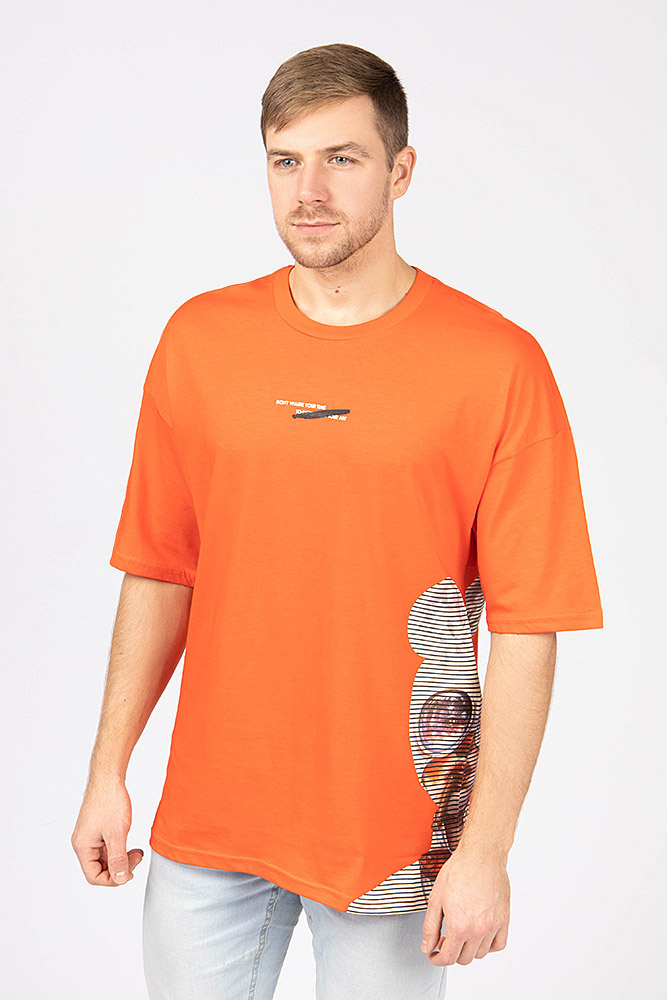 

Футболка чоловіча 2512 Clothing L помаранчевий