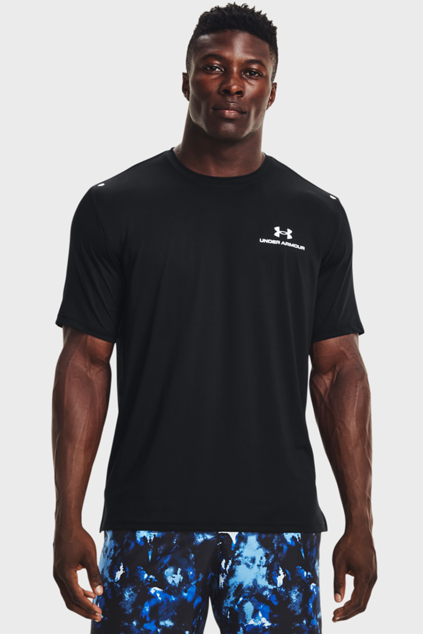 

Мужская черная футболка UA Rush Energy SS Under Armour SM 1366138-001