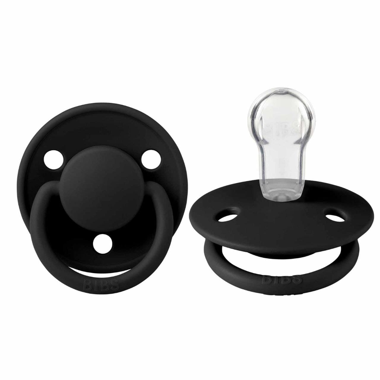

Пустушка BIBS De Lux Silicone Black Чорна - 0-36 міс.