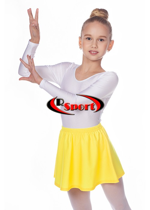 

Юбка для танцев и гимнастики RSport GM050024 S (122-134см) Желтая