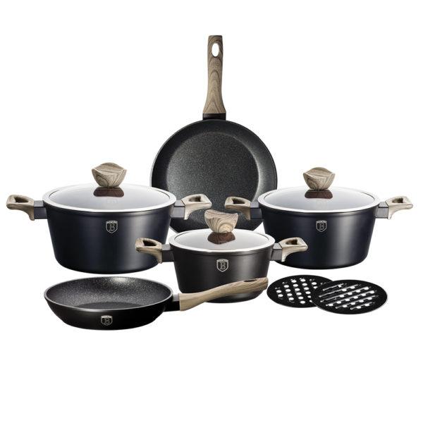 

Набор посуды 10 предметов Ebony Maple Collection Berlinger Haus BH-1533-N