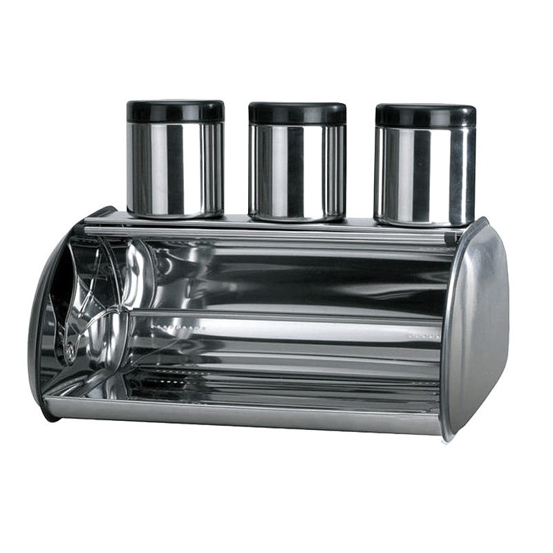 

Хлебница из нержавеющей стали Bohmann BH 7231 в комплекте банки 3 шт.