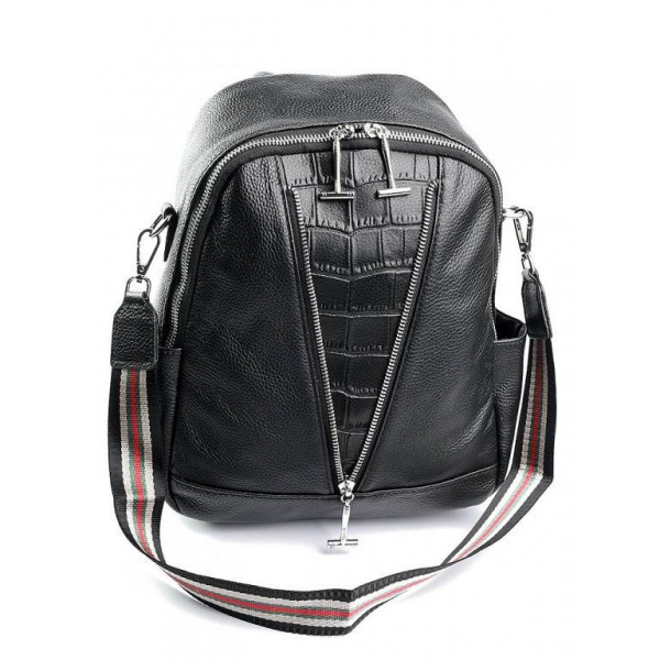 

Рюкзак натуральная кожа Parse 1105-1 Black