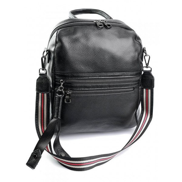 

Женский кожаный рюкзак Parse 1120 Black