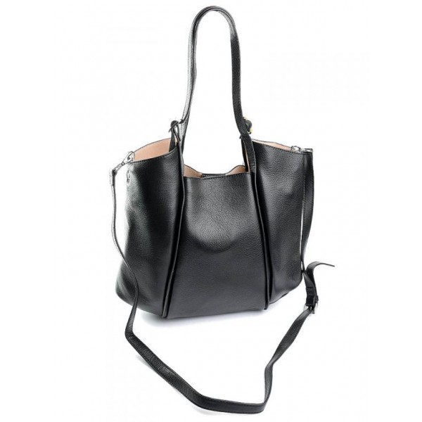 

Сумка кожаная женская Parse 2028HK Black