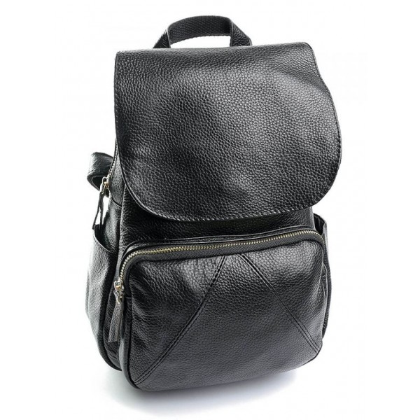 

Кожаный рюкзак женский Parse 1031 Black