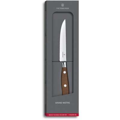 

Кухонный нож Victorinox Grand Maitre Steak 12см Serrated Wood (7.7200.12WG)
