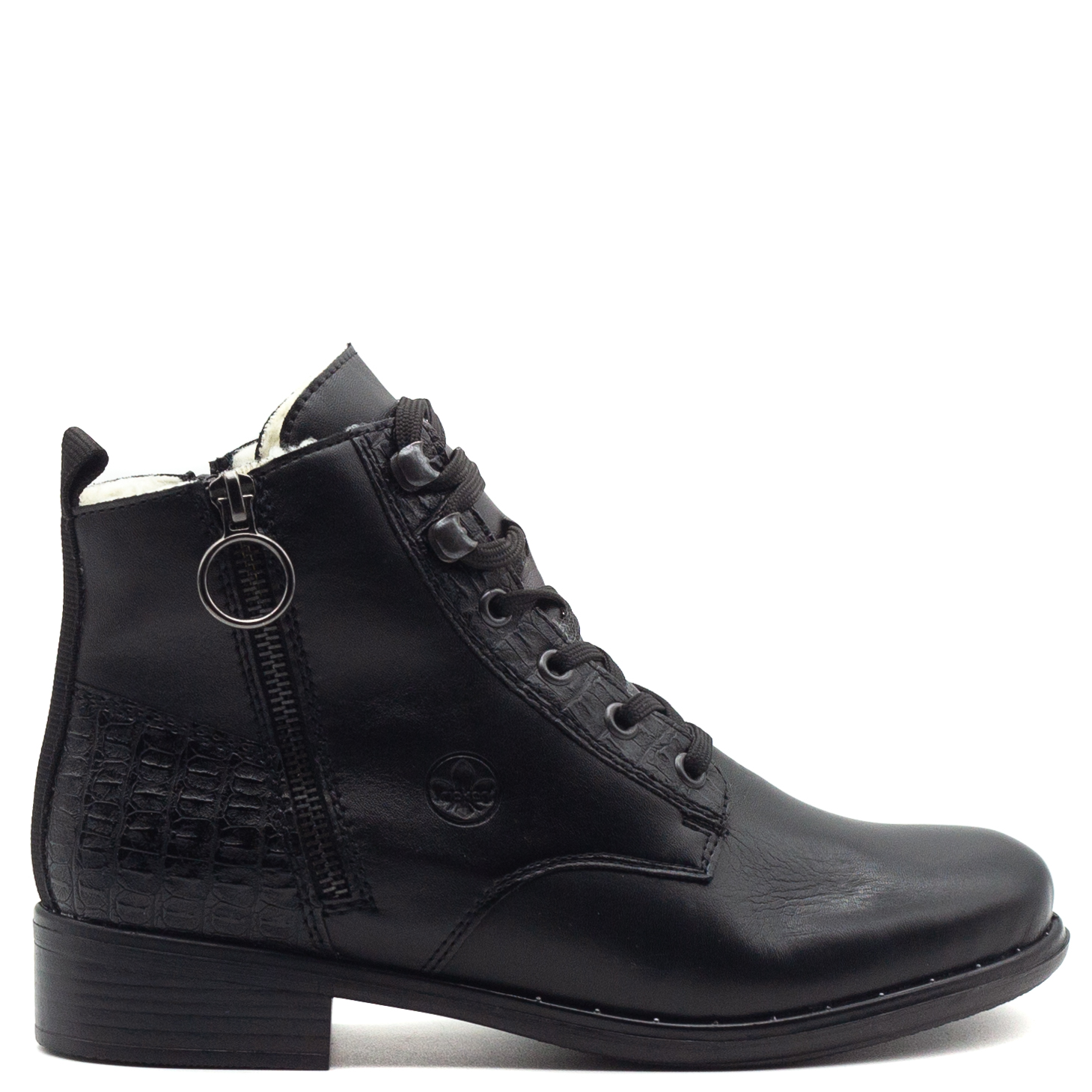 

Черевики RIEKER 77814-01 Чорний 40 (26 см)