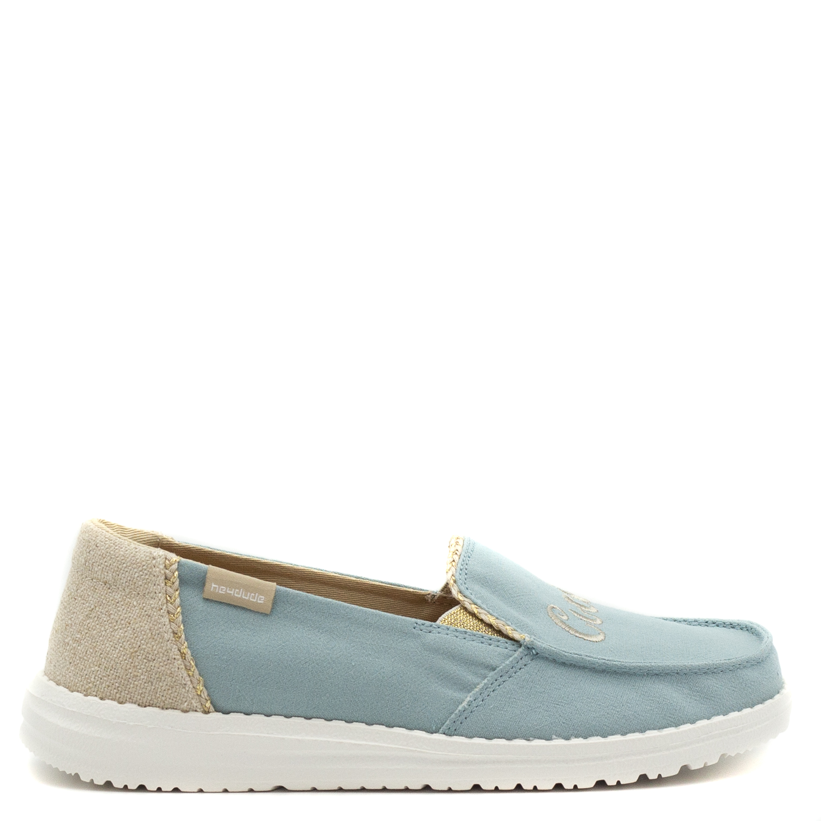 

Мокасини HEY DUDE LENA NATURAL AQUA HAZE Блакитний 37 (23,5 см)