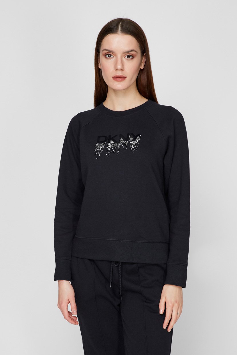 

Женский черный свитшот DKNY  DP1T8276, Женский черный свитшот DKNY S DP1T8276