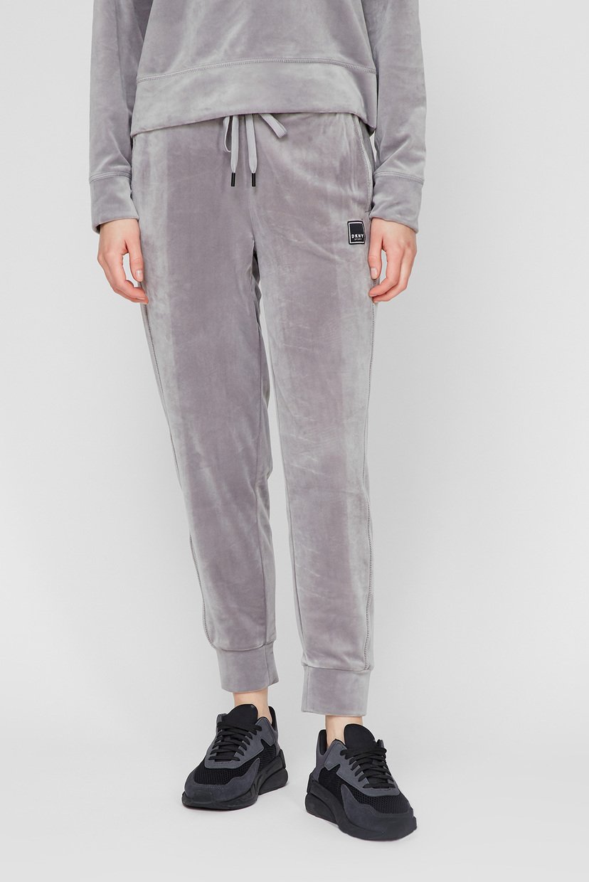 

Женские серые велюровые спортивные брюки DKNY  DP1P2745, Женские серые велюровые спортивные брюки DKNY S DP1P2745