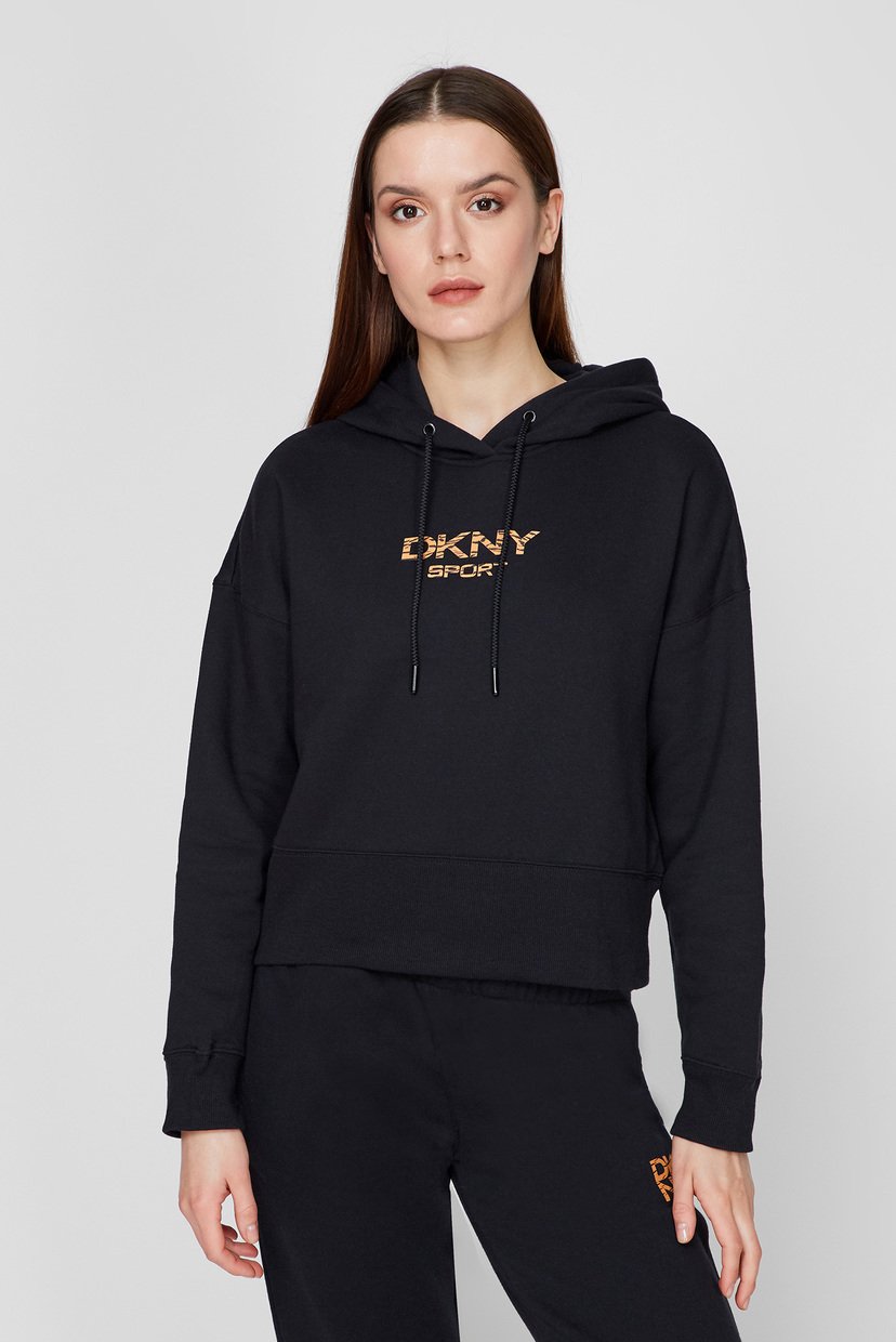 

Женское черное худи TIGER KING DKNY  DP1T8221, Женское черное худи TIGER KING DKNY S DP1T8221