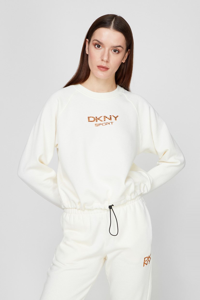 

Женский белый свитшот TIGER KING DKNY  DP1T8220, Женский белый свитшот TIGER KING DKNY S DP1T8220