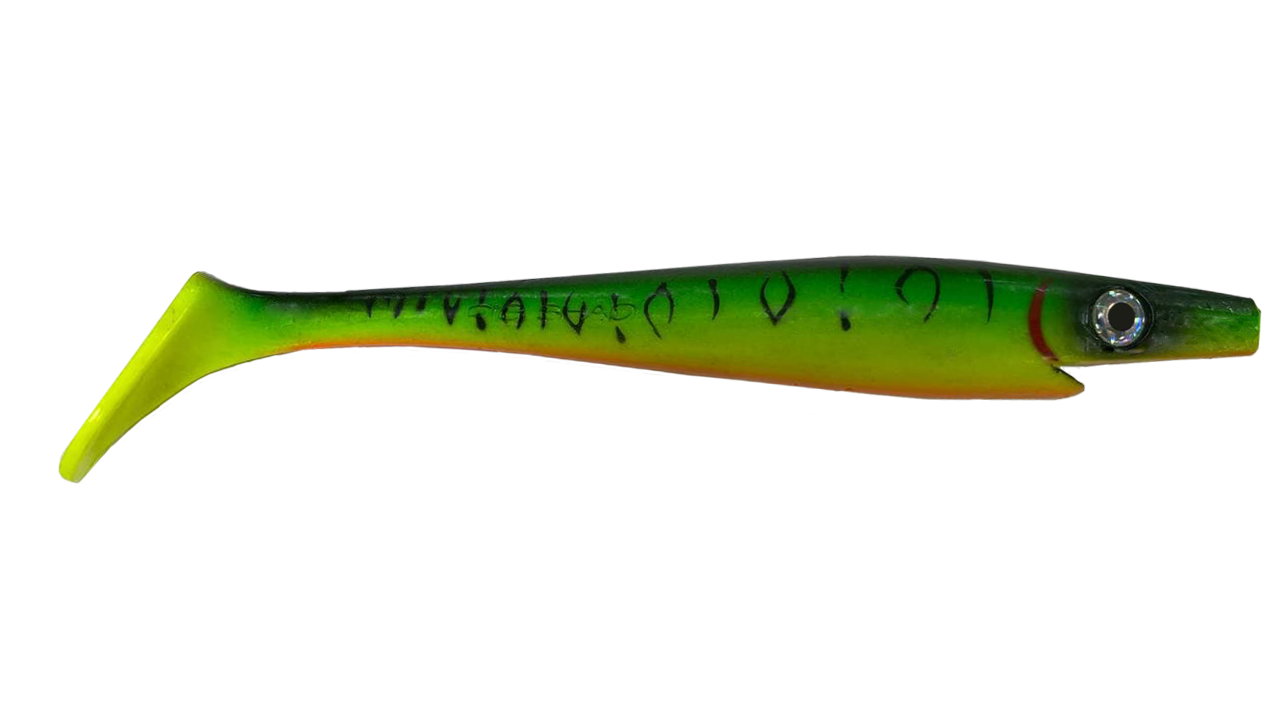 

Силиконовая приманка Strike Pro Giant Pig Shad, 260 мм, 130 гр, цвет: Mat Tiger, (SP-172B#GC01S) (152701)