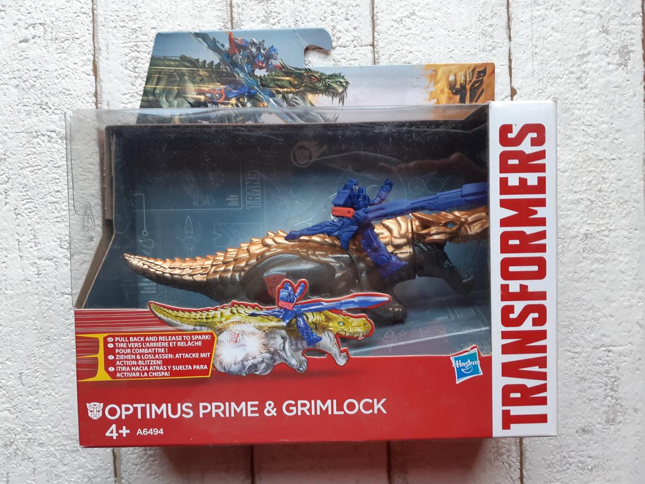 

Hasbro Transformers 4 Dino Sparklers Оptimus Prime & Grimlock A6492 A6494