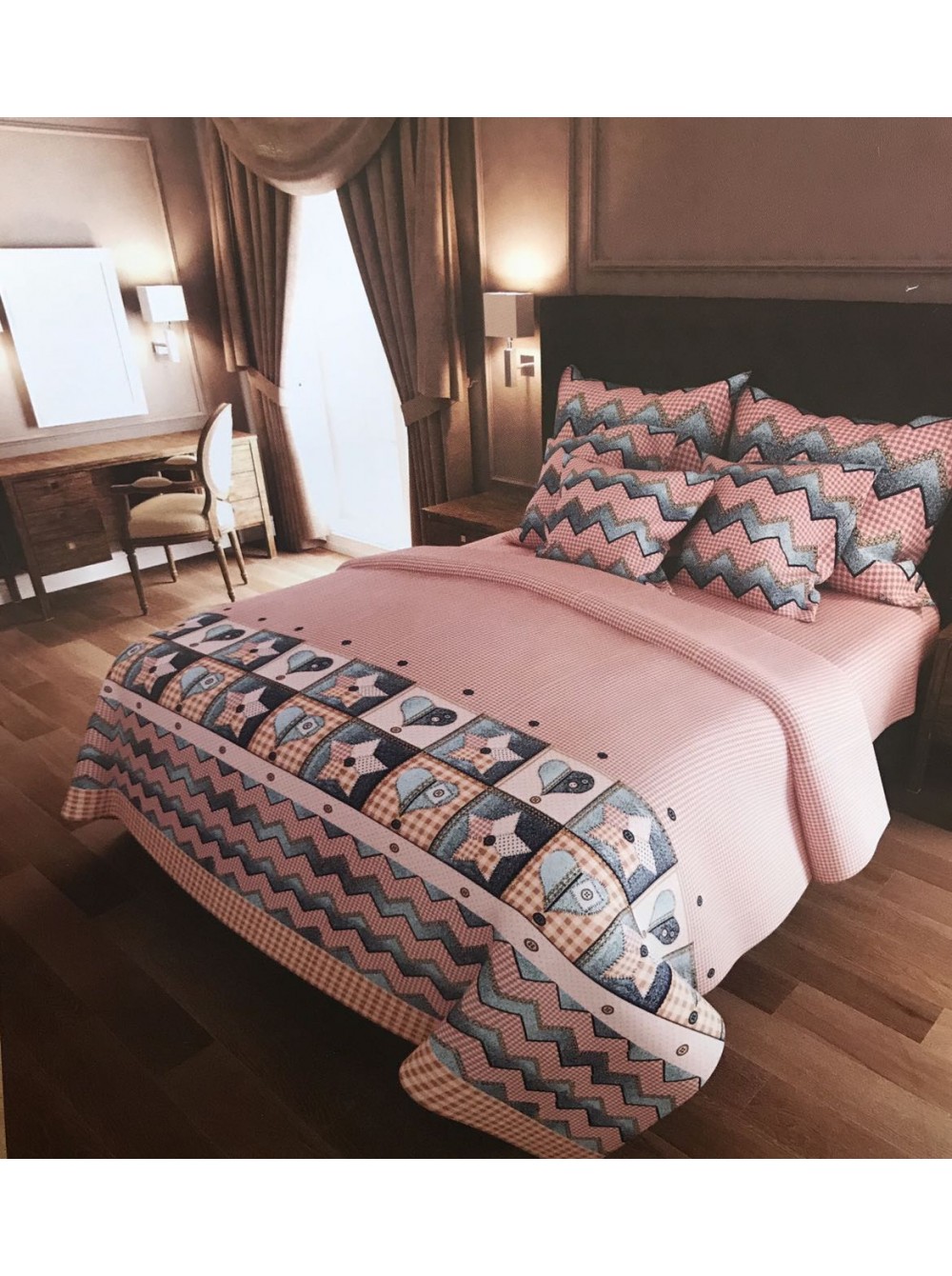 

Двухспальный комплект постельного белья Vital - Textile Бязь Голд Люкс 180х220 см (BL2-104)