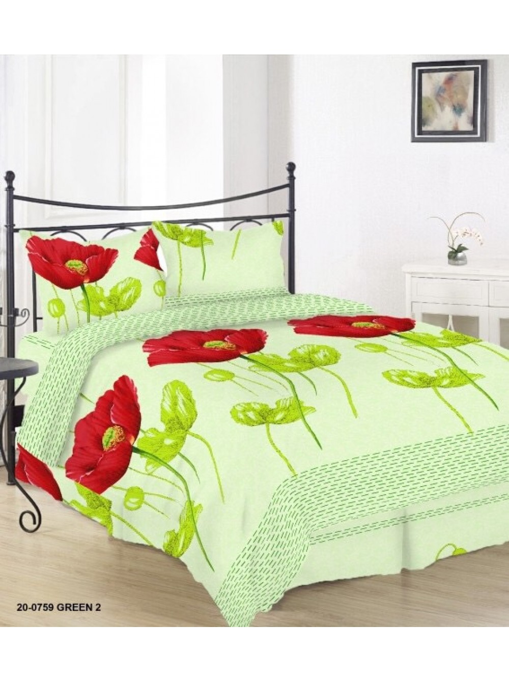 

Двухспальный комплект постельного белья Vital - Textile Бязь Голд Люкс 180х220 см (BL2-174)