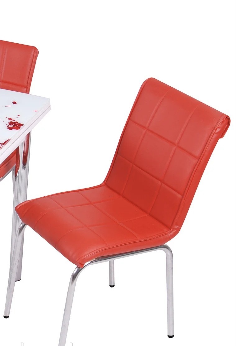 

Стул кухонный на металлическом каркасе , красный , Mobilgen