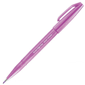 

Маркер-кисть Pentel Brush Sign pen 0.3-2 мм сиреневый (SES15C-P2X)