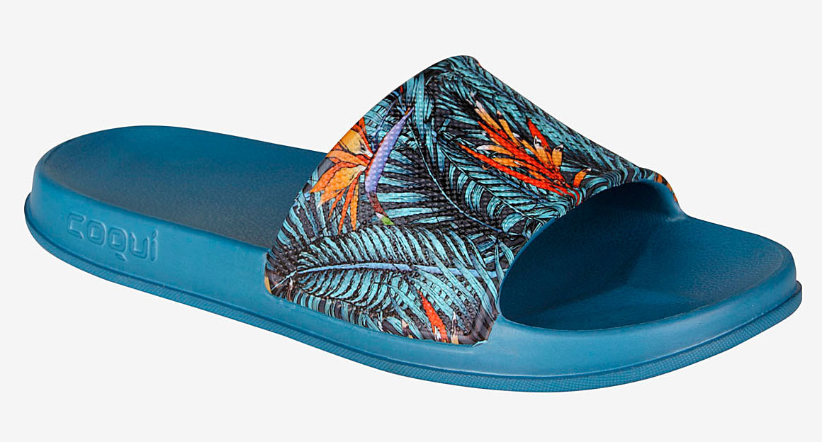 

Шлепанцы Coqui Tora Printed Niagara blue tropical 39 (7082-39-b/t)