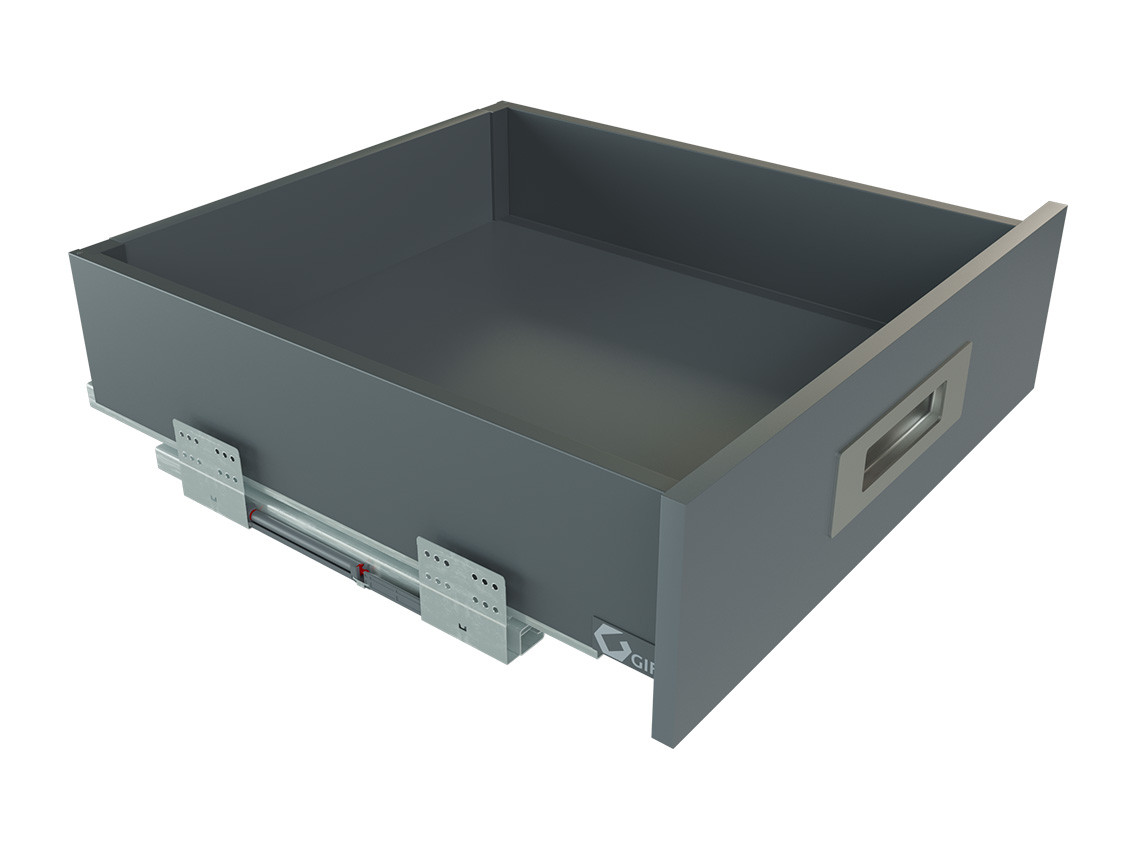 

Выдвижной ящик GIFF PRIME FlatBox L=400 H=116 графит