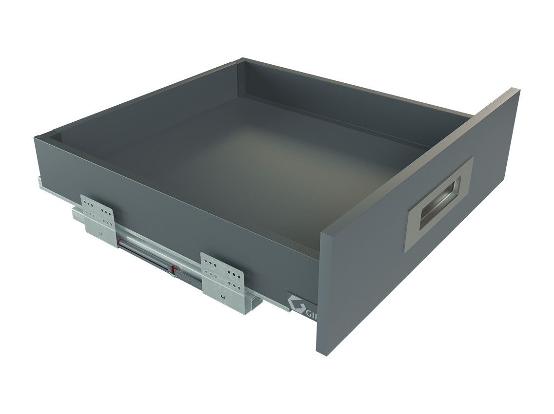 

Выдвижной ящик GIFF PRIME FlatBox L=400 H=84 графит
