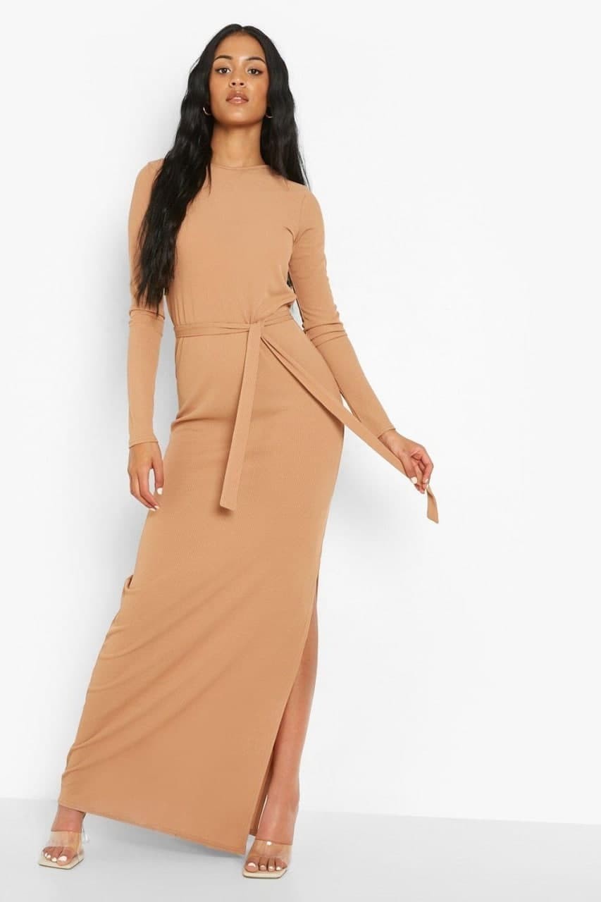 

Платье Boohoo  Коричневый 9856200001367, Платье Boohoo 42 Коричневый 9856200001367