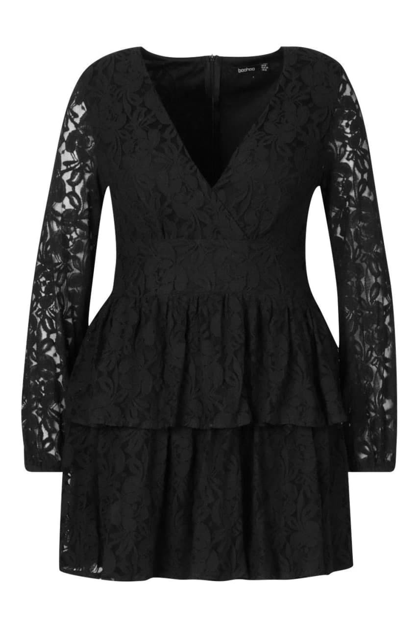 

Платье Boohoo 44 Черный 9856200001212