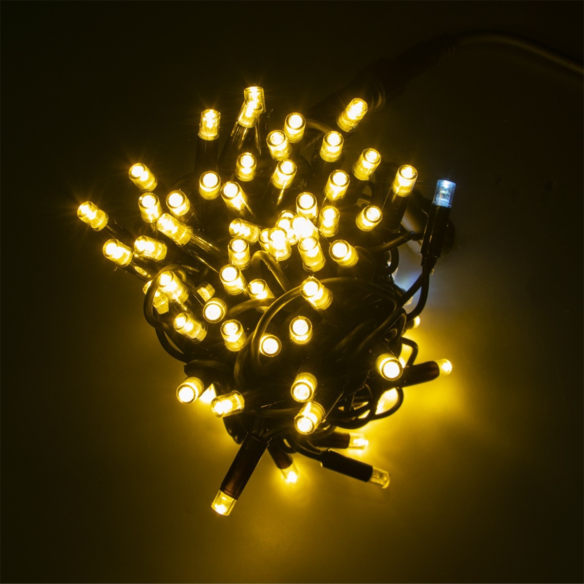 

Новогодняя гирлянда уличная Xmas LED 100L 3.3B Теплый белый 10м гирлянда на дерево, гирлянда на фасад (1009027-White)