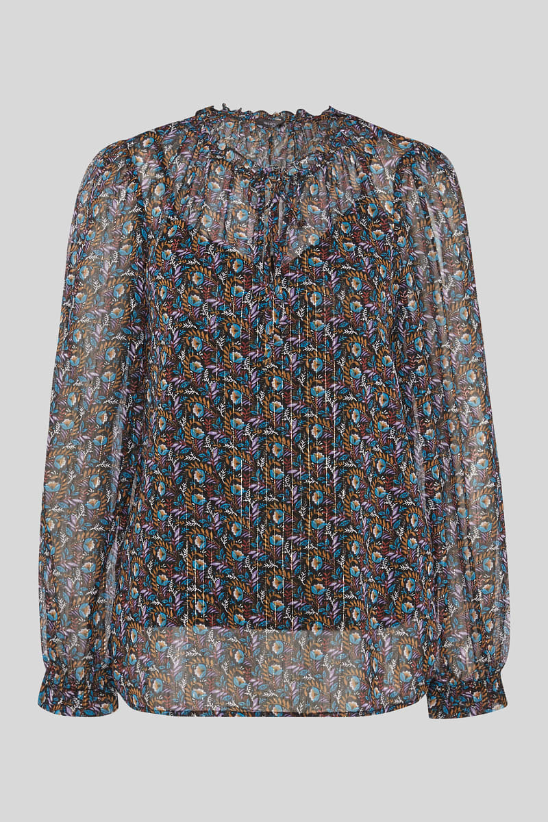 

Блуза C&A  черный цветы 2112130, Блуза C&A 44 черный цветы 2112130