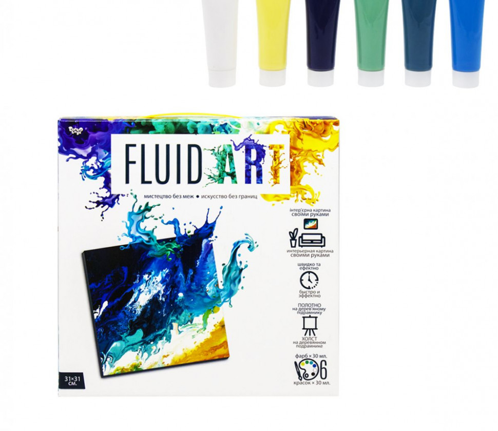 

Набор креативного творчества "Fluid ART" FA-01-01-2-3-4-5 ( FA-01-02)