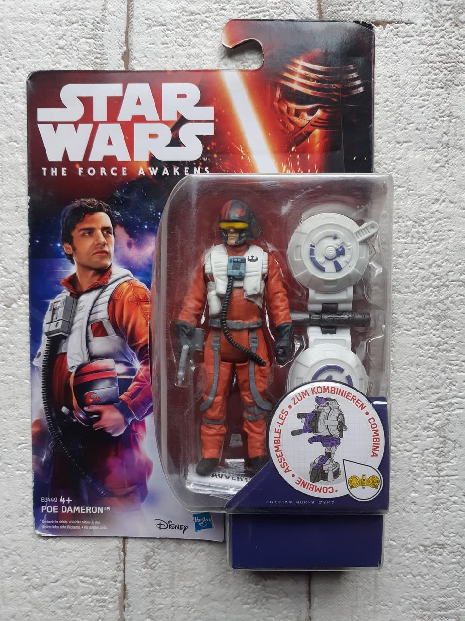 

Игровая фигурка Hasbro STAR WARS Poe Dameron B3445 B3449