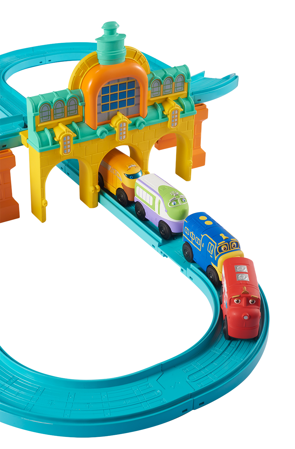 

Ігровий набір Chuggington трек з паровозиком «Залізничне депо» на батарейках