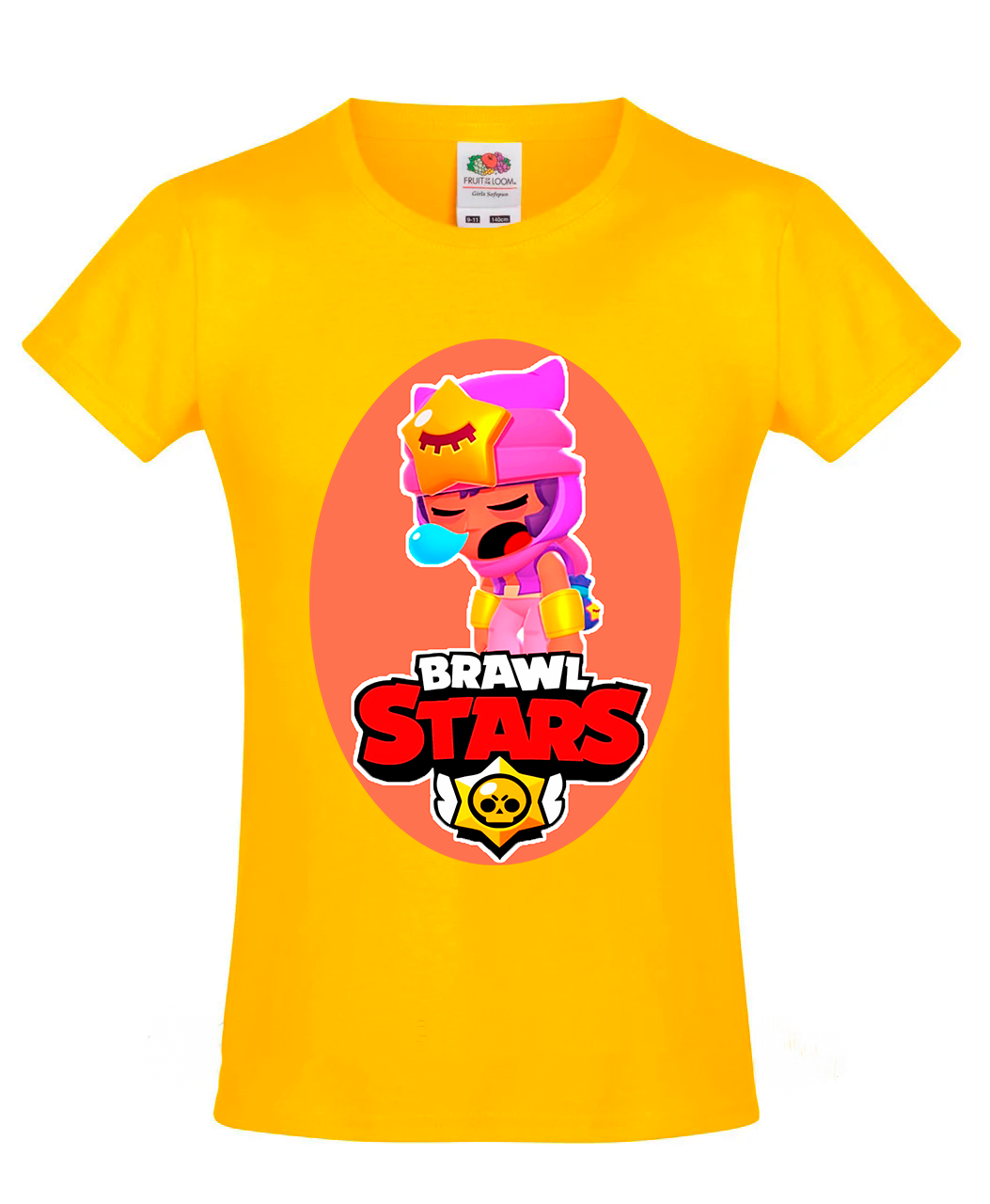 

Футболка Fruit of the Loom Brawl Stars Желтый 140 см YE2B9BD140