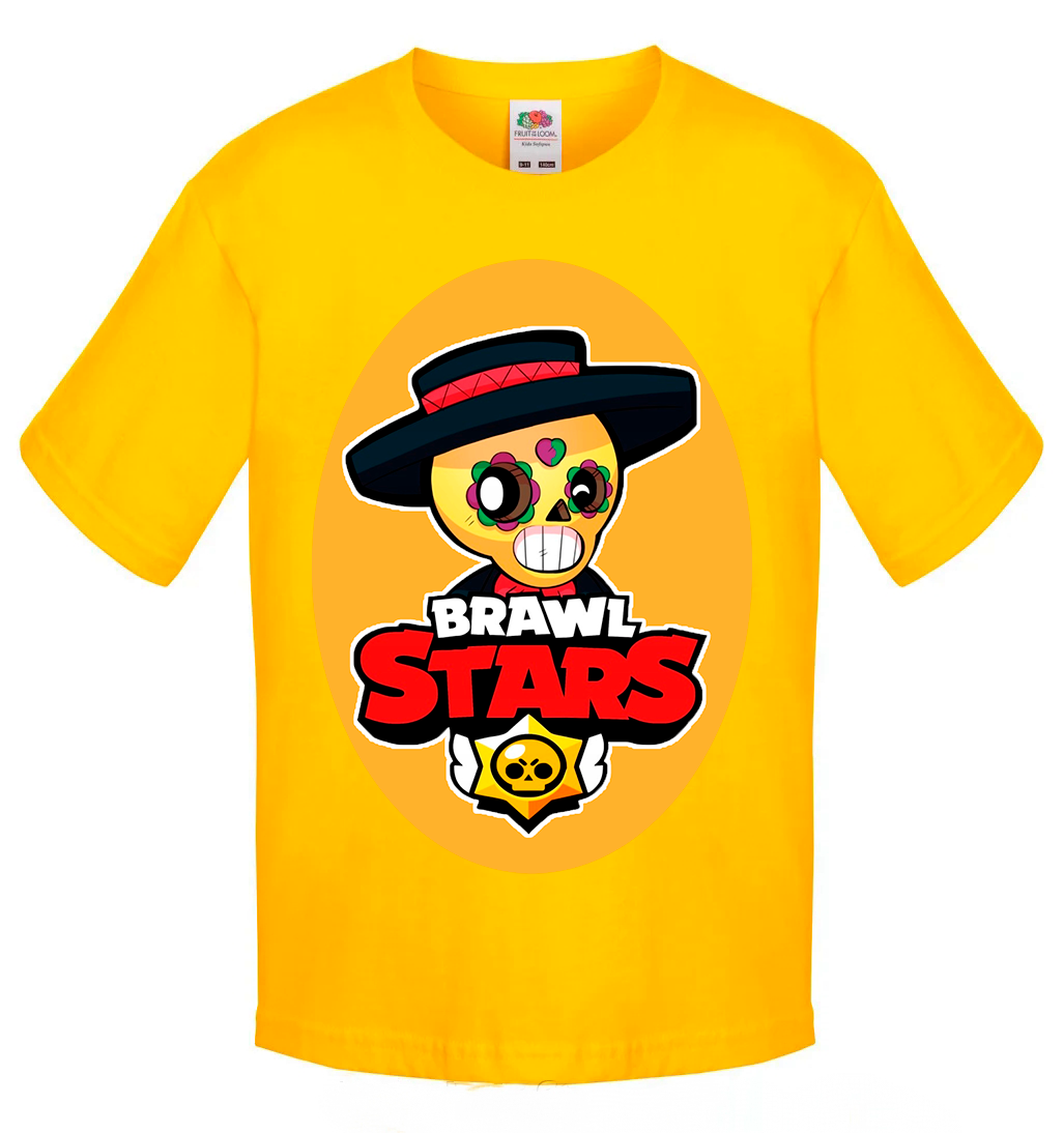 

Футболка Fruit of the Loom Brawl Stars Желтый 116 см B3B17BM116