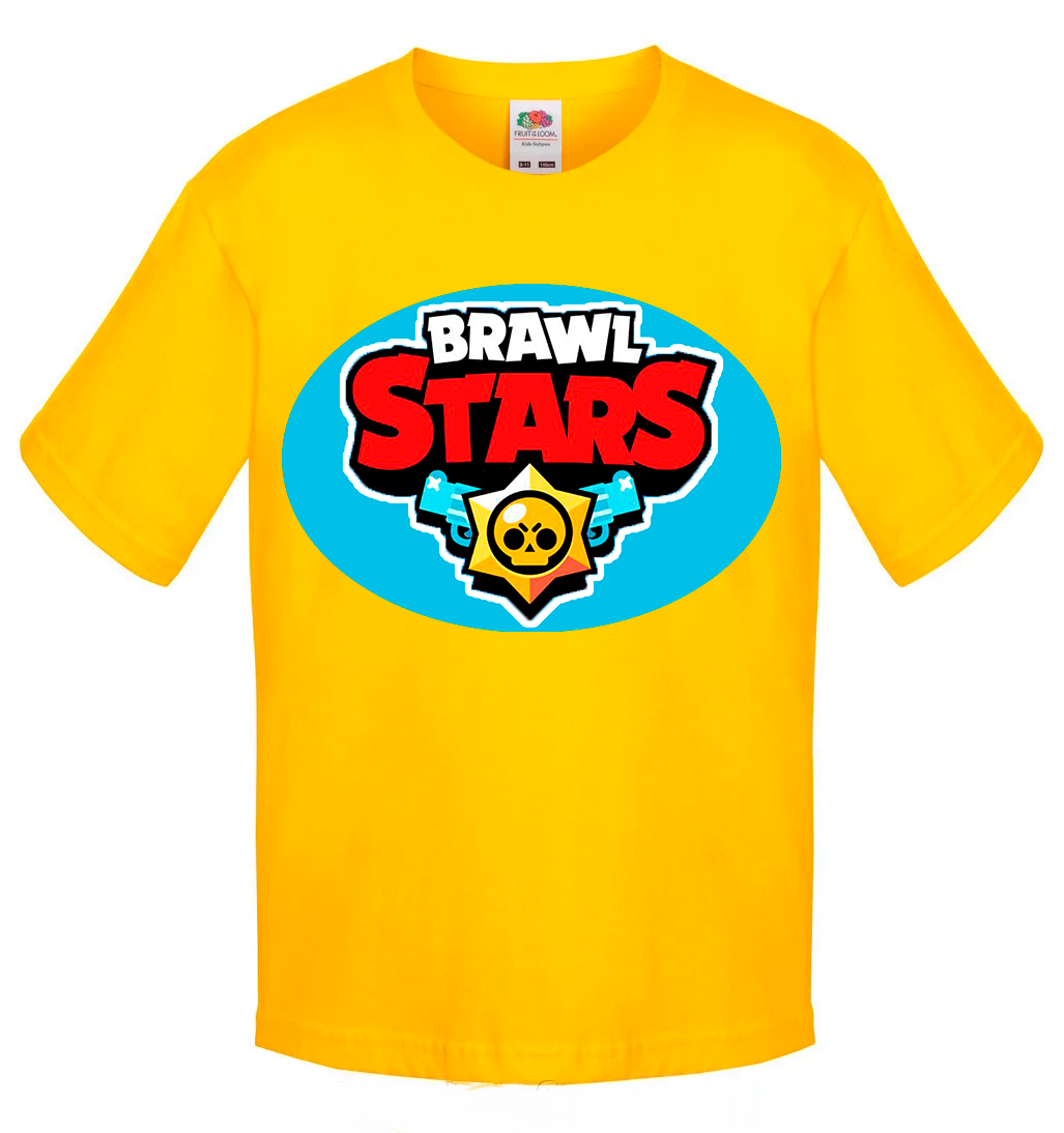 

Футболка Fruit of the Loom Brawl Stars Желтый 128 см B3B12BM128